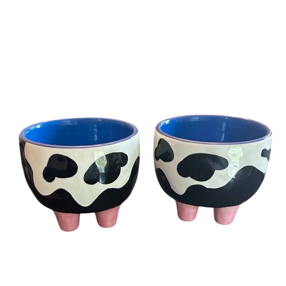 Limited Edition Ben and Jerry’s 2009 Udderly Delicious Cow Ice Cream Bowls